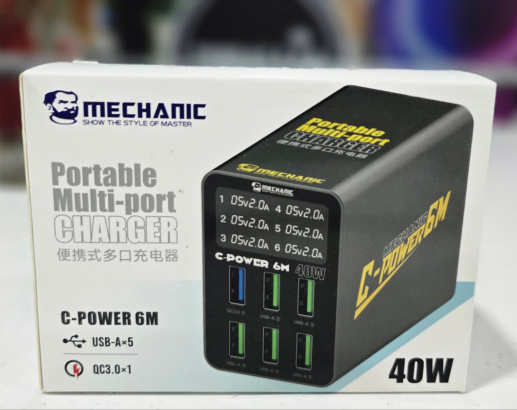 MULTIPUERTOS 240V 50/60HZ 40W  CPOWER6M