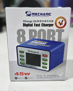 MULTIPUERTOS 240V 50/60HZ 45W  ICHARGER8A