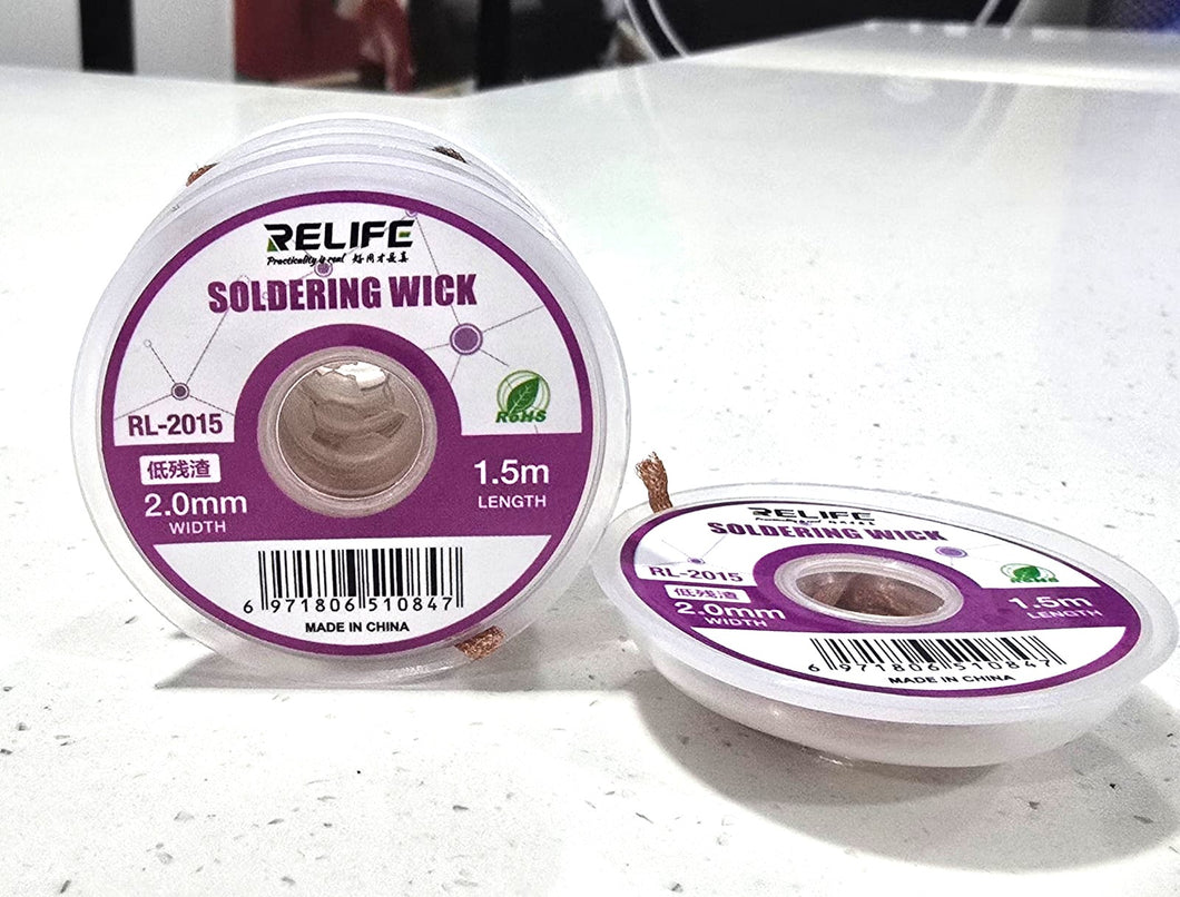MALLA DESOLDAR 1.5 2.0MM RELIFE RL2015
