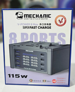 MULTIPUERTOS 240V 50/60HZ 115W  VPOWER8MAX