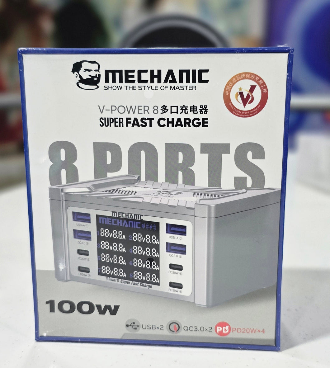 MULTIPUERTOS 240V 50/60HZ 100W  VPOWER8